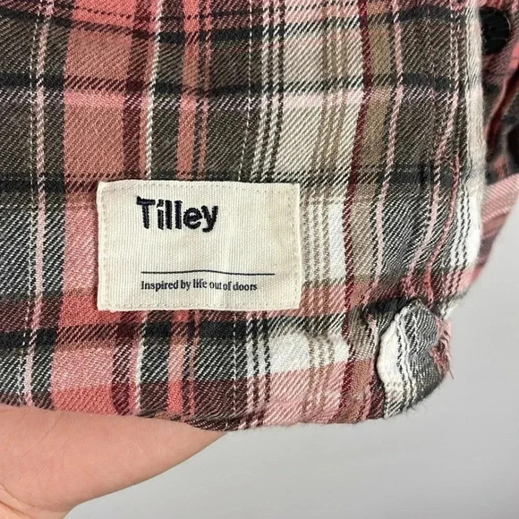 🌟Tilley  Flannel Shirt Woman L - Picture 5 of 8